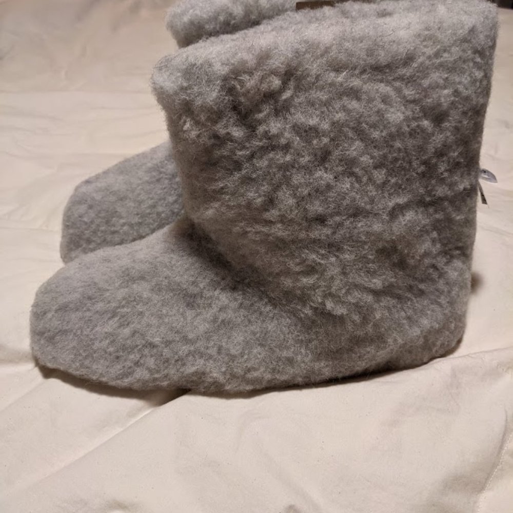 NWT Merino Wool Booties from Ireland Grey
